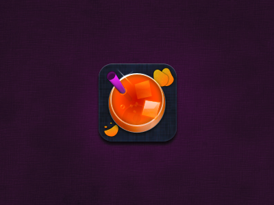 Aperitivo App Icon aperitivo app design icon ios iphone mobile