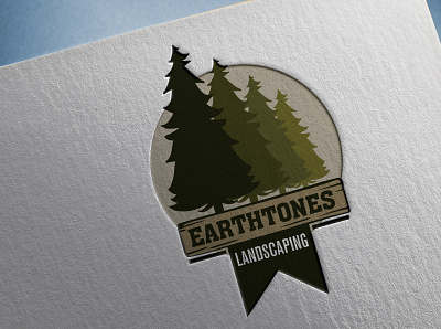 landscape forest logo branding design graphic design illustration logo mockup