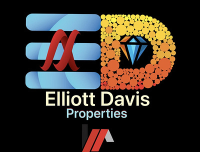 Elliot Davis Properties logo branding graphic design logo