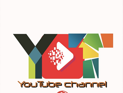You Tube channel Logo branding graphic design logo