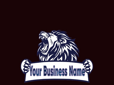 The Lion branding graphic design logo