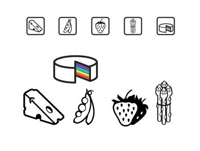 Foodie Icons graphic design icons illustration