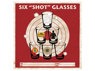 "Shot" Glasses branding graphic design illustration package design typography