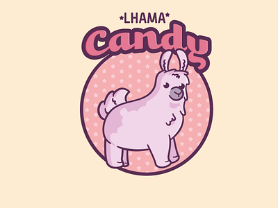 Candy Lhama Mascote