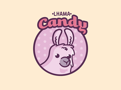 Candy Lhama logo illustration logo ui vector vector illustration