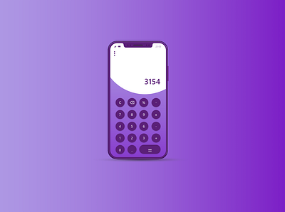 Daily UI Challenge #004 - Calculator app dailyui004 design ui vector