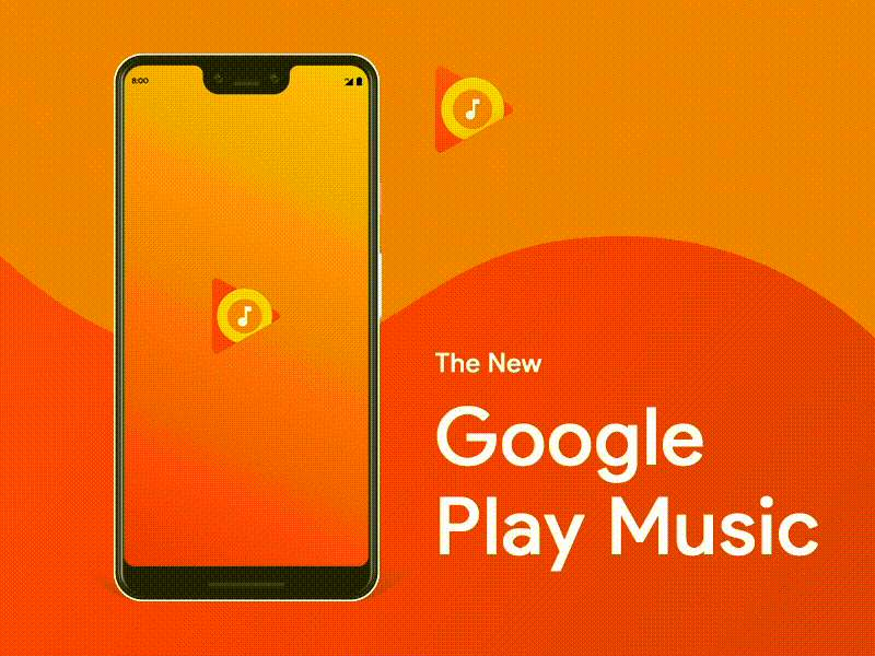 Google Play Music - Splash Screen animated google google play mobile ui music play music splash splash screen splashscreen