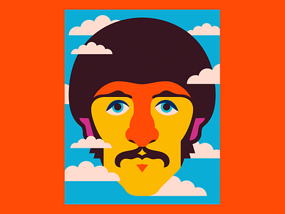 Ringo Starr design handmade illustration illustrations ringo ringo starr thebeatles