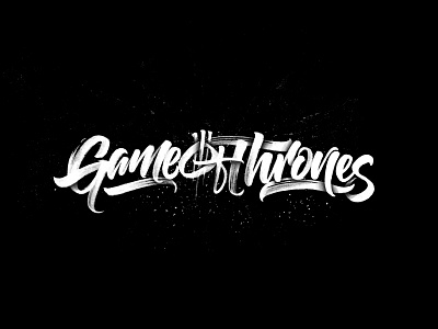 Game Of Thrones gameofthrones illustration lettering stark typography