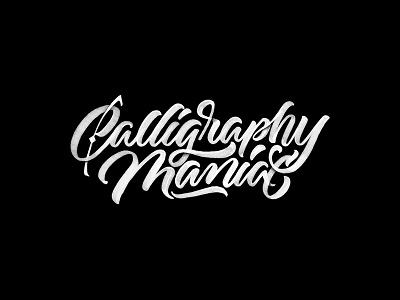 Calligraphy Maniac black calligraphy handmade lettering texture typography