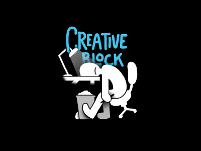 Creative Block creative illustration