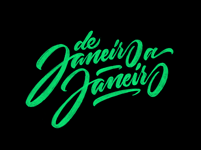 De Janeiro americanbeauty calligraphy handmade lettering logotype sketch type typography