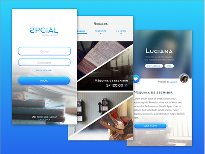 Spcial - Blog E-Commerce e commerce fashion forms kit material presents products shopping spcial store ui