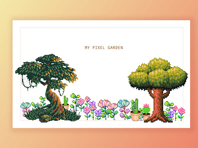 #32 Virtual Garden - Pixel style