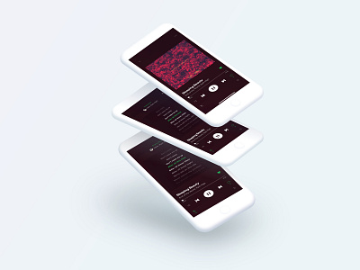 Spotify Lyrics case studies flinto mobile design music spotify ux ux design