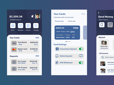 Bank App app bank design