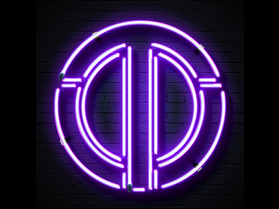 Tracy Technologies Icon Neon Doodle