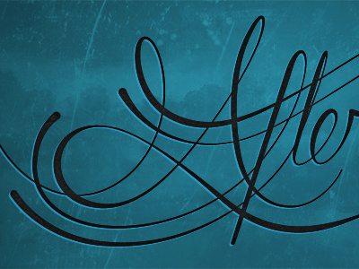 Afterall afterall lettering typography