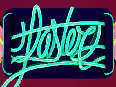 Faster 3d faster typography