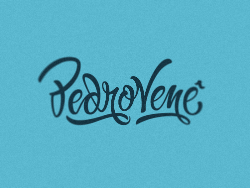 Venê Rebound lettering logo