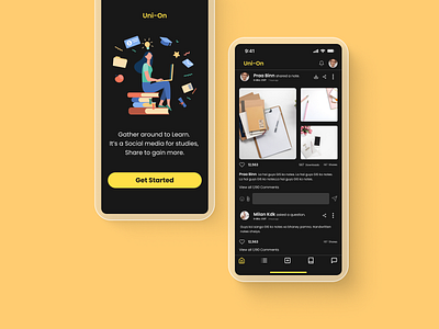Uni-On (Social media app for students)