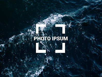 Photoipsum - Lorem Ipsum for photos logo lorem ipsum sideproject ui ux