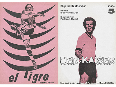 El Tigre & Der Kaiser design football graphic layout poster print type typography