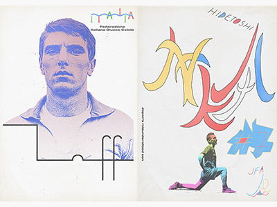 Zoff& Nakata art concept design direction football graphic illustration poster sport typography