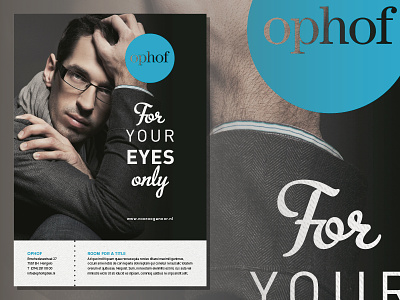 Optician Advert advertisement optician print typography