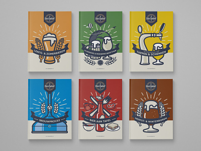 BierTalent Books Covers adobe illustrator beer branding design illustration series graphic