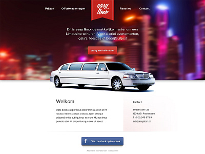 Easy limo limousine website