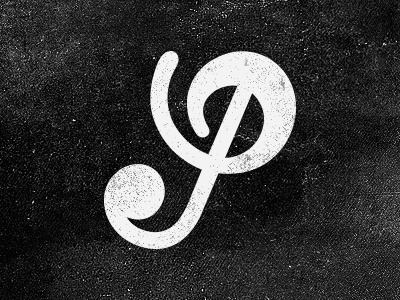 Logomark Popschool logo mark music p