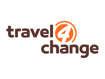 Travel4change Logo design design logo travel volunteer
