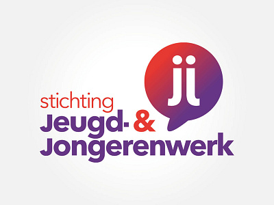 Logo Stichting Jeugd- & Jongerenwerk logo purple red youth