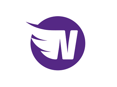 Nest Hosting Mark hosting logo mark n wing