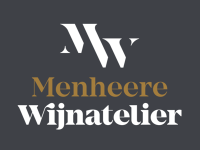 Menheere Wijnatelier logo logo mark wine