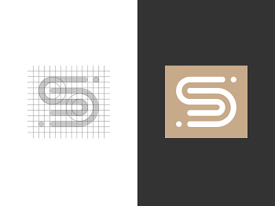 Stijl Domotica logomark automation logo mark sd