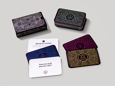 Heldenreis Mockup card design cards colors design hero questionnaire questions storytelling