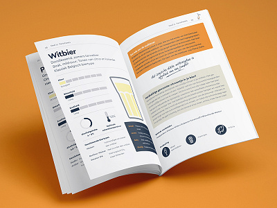 BierTalent Booklet Inside beer book branding design facts lessons orange