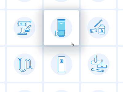 Central Vacuum System Icons