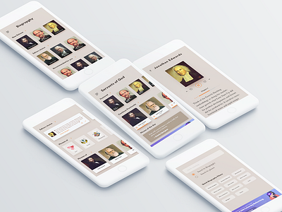 Servants of God app app design appdesign audio app christian christian design church church app dailyui god graphic design interaction design religion servants stories uidesign user experience ux design video app