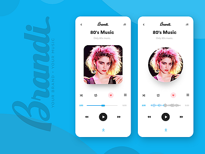 Music Player app design audio app dailyui design illustration interaction design music music album music app music art music player musician user experience ux design
