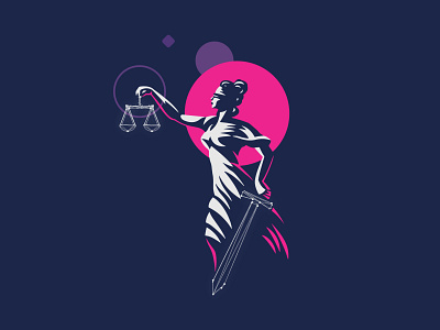 Themis clean illustration inspire justice themis