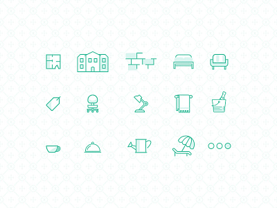 Icon Set Interior Design