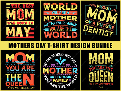 Mothers day t-shirt design bundle 1