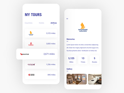 Travel History App Design app design ios mobile app sketch tour travel ui ux