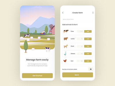 Farm Management Mobile App 2019 trend app app design app designer app designers design illustration ios mobile app sketch typography ui uidesign uiux user interface ux
