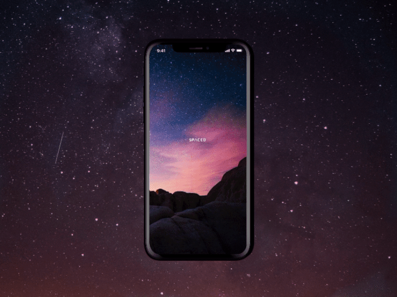 SPACED Challenge App app booking dark design ios moon sci fi spaced spacedchallenge travel