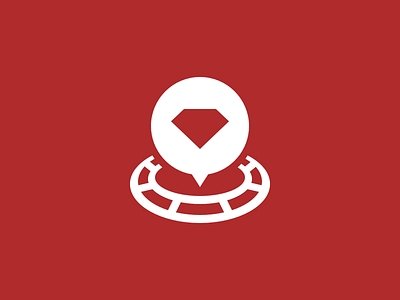 Ruby Talk Logo chat logo rails ruby sketch