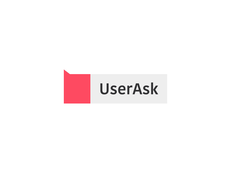 UserAsk Logo logo sketch